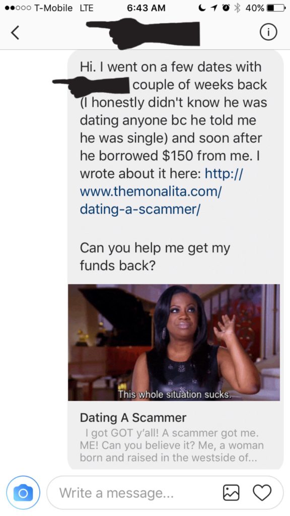 Dating A Scammer